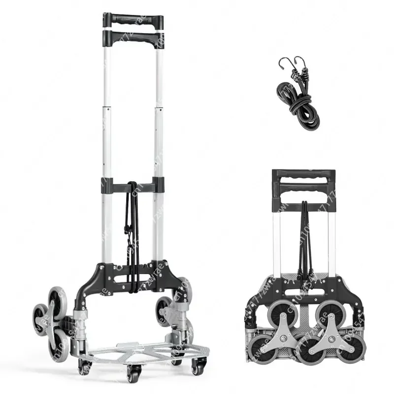 Portable Folding Hand Truck 1PC Stair Climbing Cart Easy-to-Carry Trolley