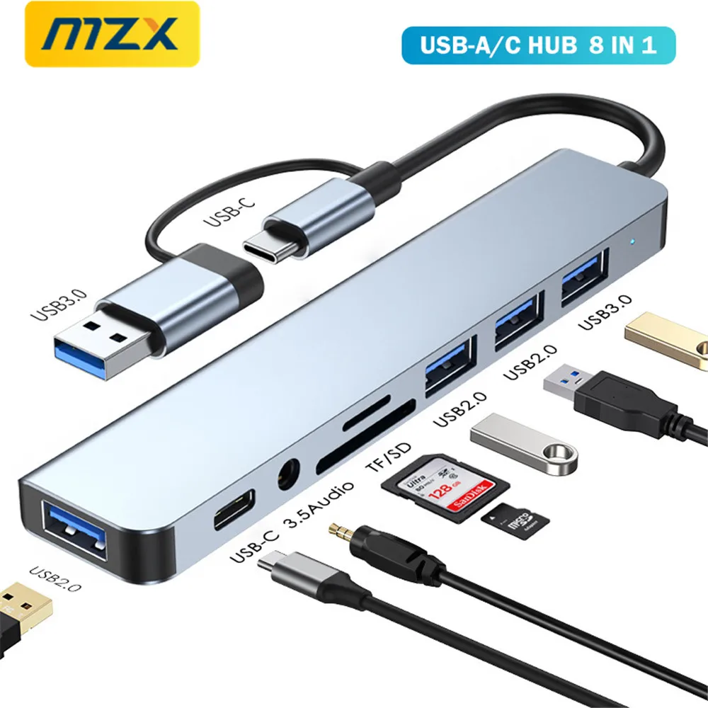 Mzx 8 In 1 Usb A & …
