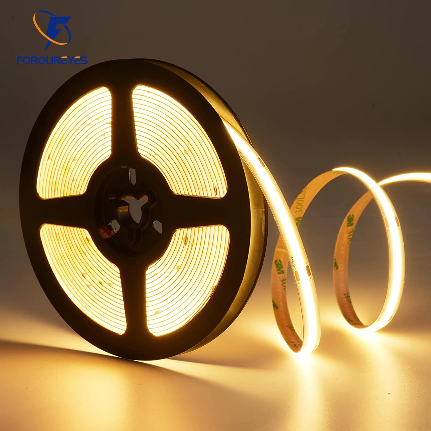 5m High Density 12V 24V LED Strip 320leds/m Free Cut Width 8mm COB Backlight Waterproof Flexible Tape Led Lights for Room Decor