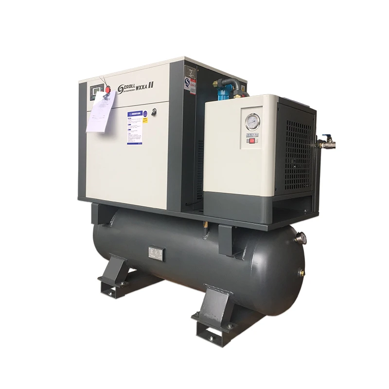 Hot sale 11kw OXXA-1.1/16 oil free scroll air compressor for  cutting machine