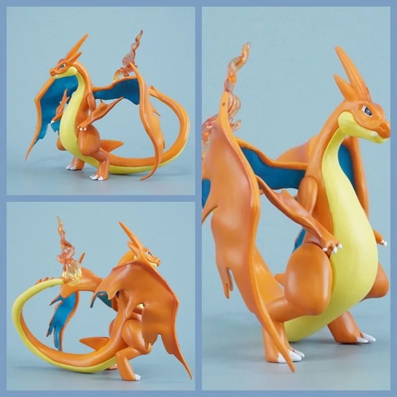 PokéMon Fire-Type Pocket Monsters Charizard Charmander Figure Toys Collection Ornaments Childhood Classic Anime Peripheral Gifts