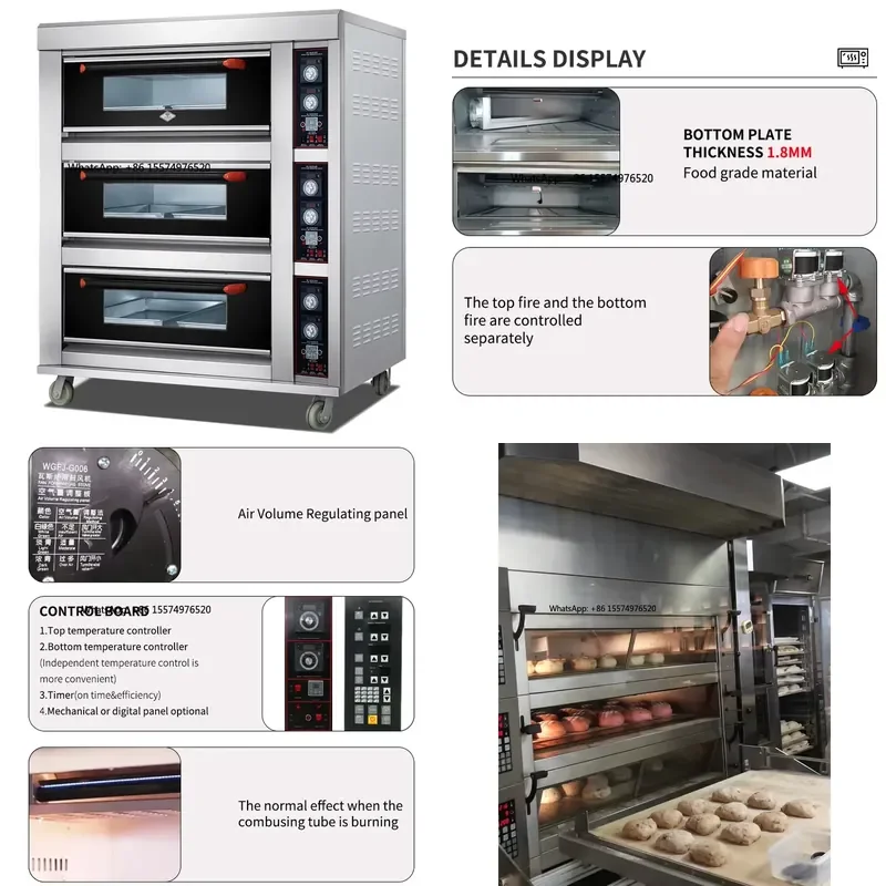 2026for 5-Deck Wood Fired Pizza Tortilla Croissant Oven New Condition Excellent for Bread Baking Quality Assurance Good Price