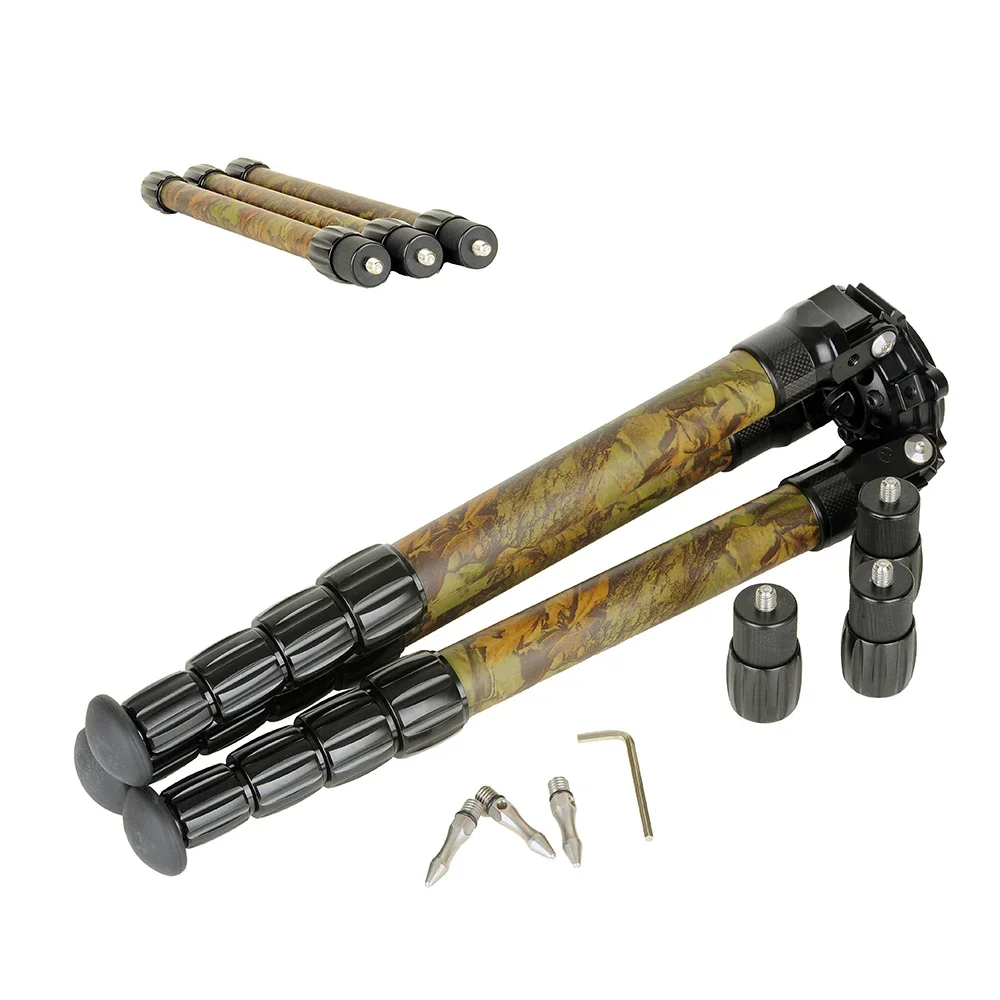 

Professional Flexible Tripod Stand Removable Leg Dslr Tripod Camo Carbon Fiber Tripod