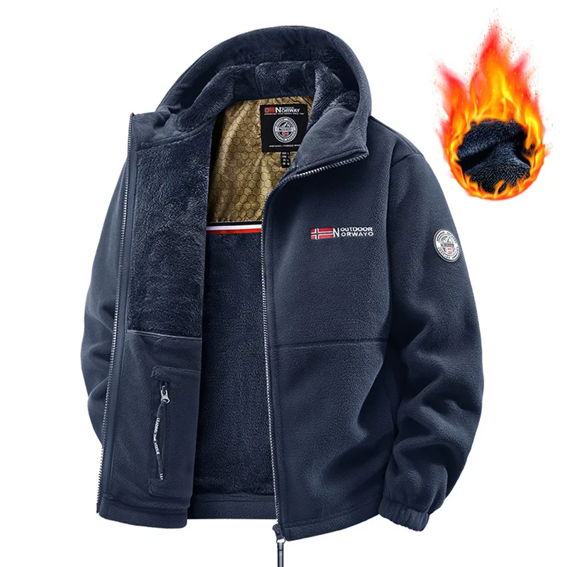Men's Winter Jacket Large Size Thick Jacket for Men Middle-aged and Elderly Dad's Clothing Men's Sports Coat Norway Man Clothing