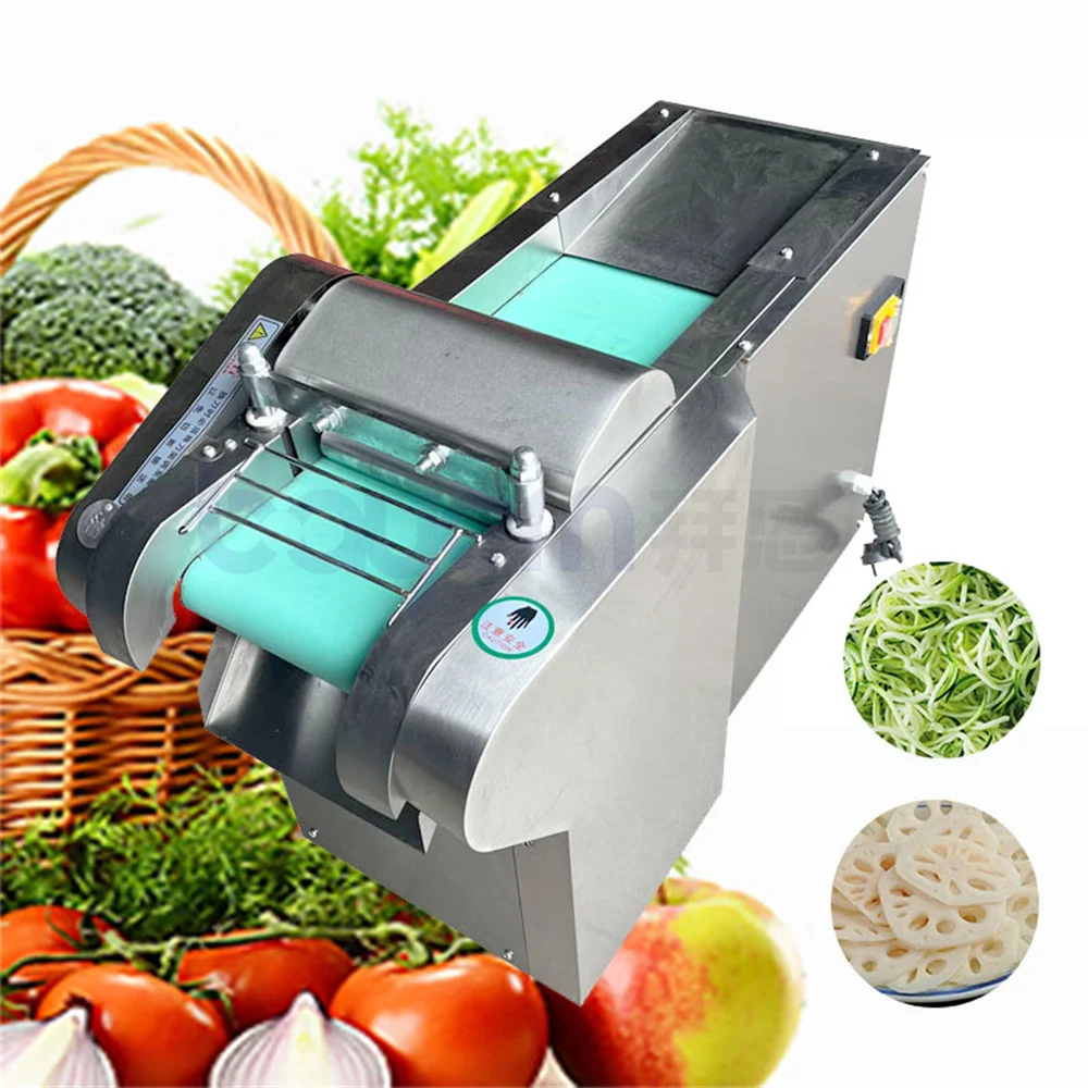 Multipurpose Fruit Vegetable Cube Cutting Cutter Slicer Dicer Machine One-Time Molding Vegetable Processing Equipment