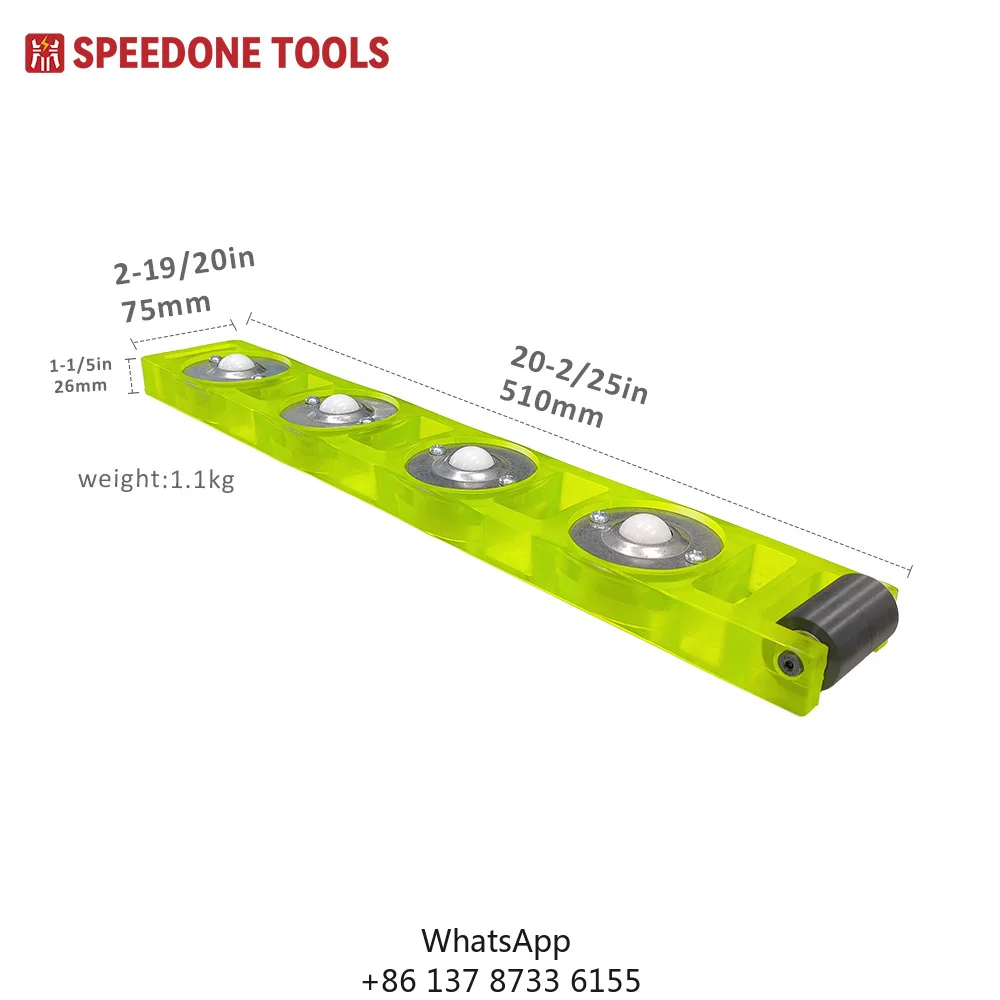 Nylon No-Lift Full Height Backsplash Sliders For Countertop Slide Rail Installation Tool Durable Ball Material Handling