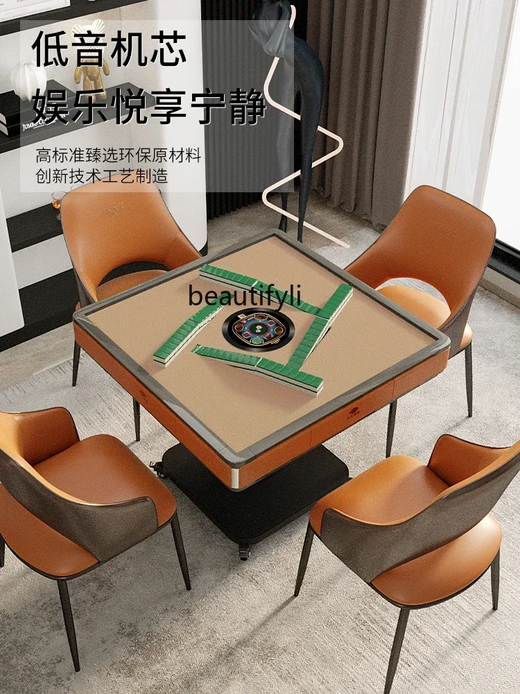 

yj58 Rotor Mahjong Machine Fully Automatic Dual-purpose M280 Roller Coaster Electric Mahjong Table