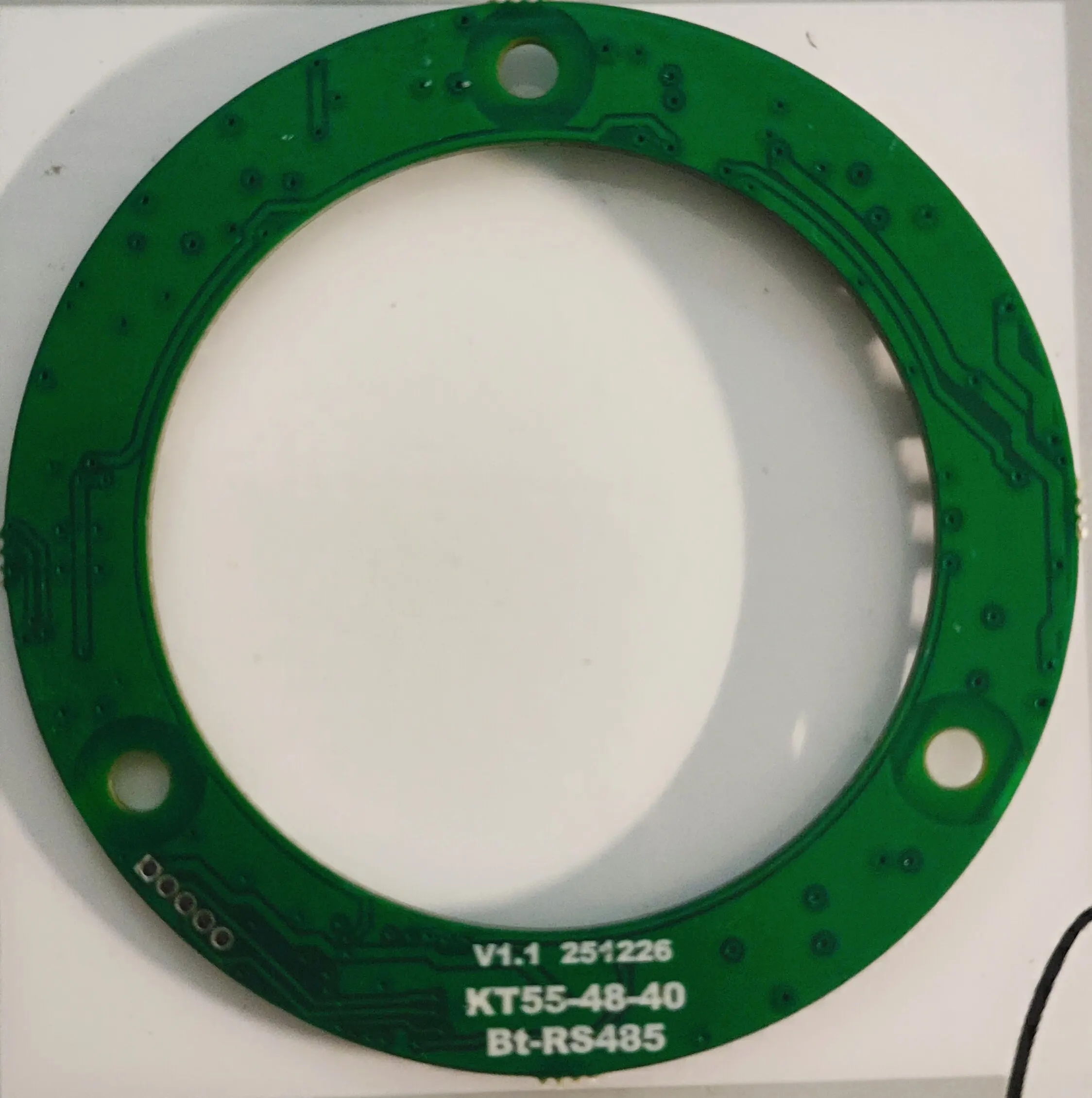 Hollow 16 Bit Single Turn Multi Turn Power-off Memory Absolute Value Encoder RS485 Modbusrtu