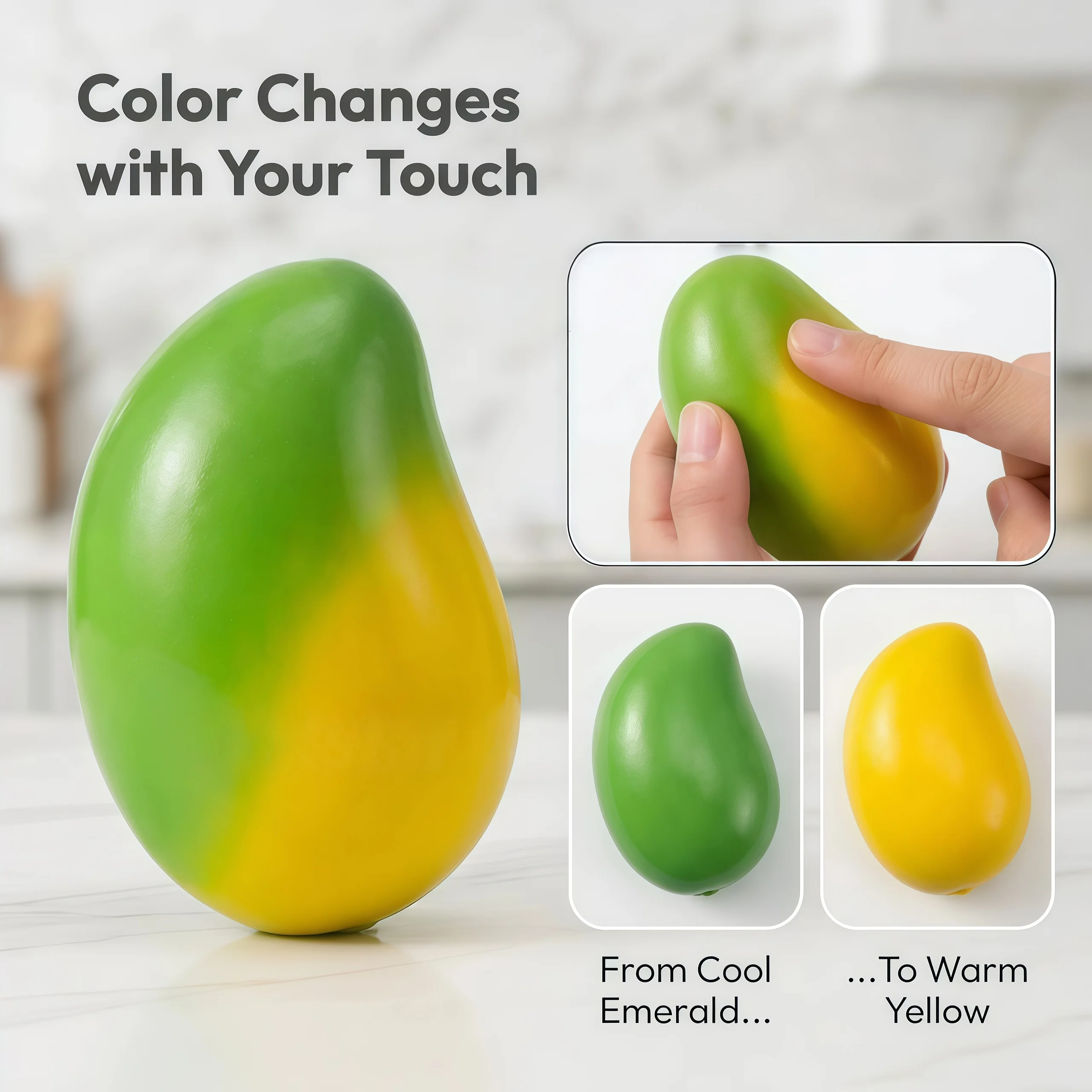 Mango Stress Relief Toy Pinch - Kids Educational Songs recensie en prijs