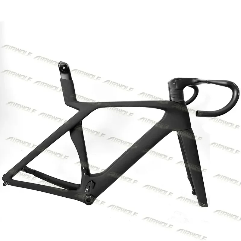 Airwolf 2023 Road Bike Frame 700*28c Carbon Frames Road Bike Carbon Bicycle Frame 142*12mm Carbon Disc Brake Frameset