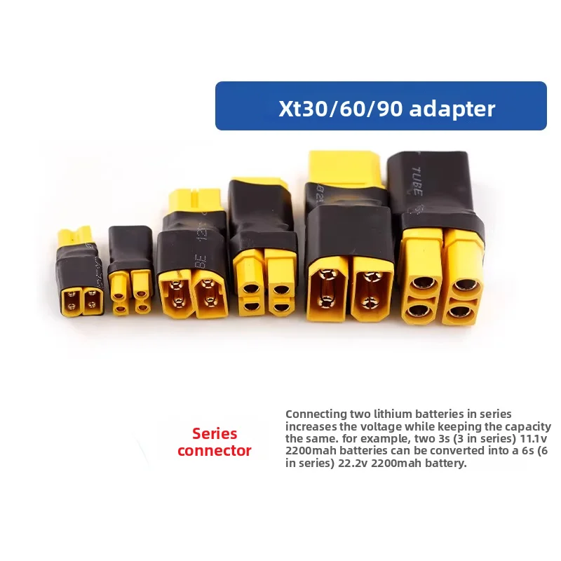 5-10-pcs-novo-atacado-modelo-de-aeronave-adaptador-de-bateria-de-litio-xt30-xt60-xt90-serie-adaptador-plugue-paralelo-conector-original