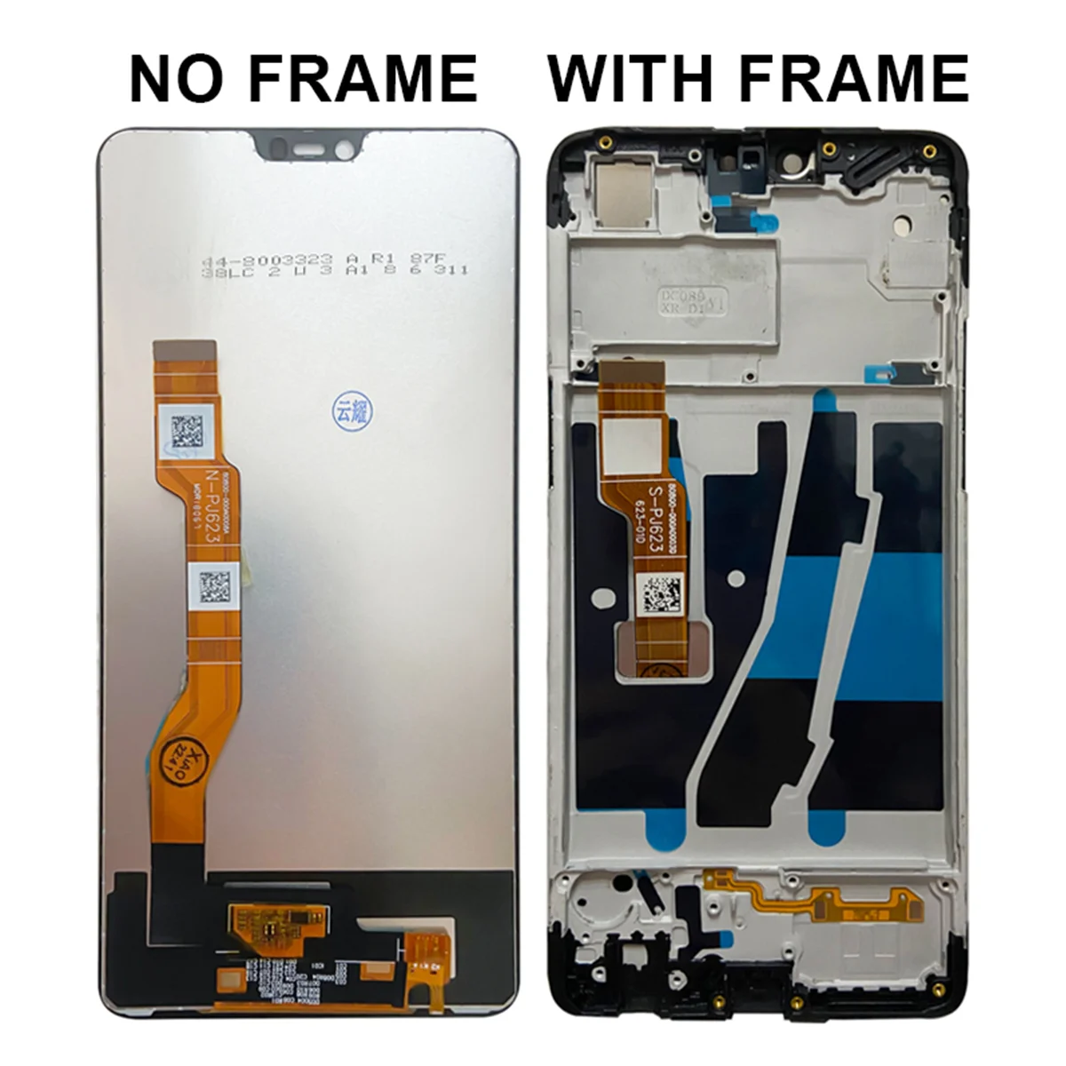 Original Screen For OPPO F7 CPH1819 CPH1821 LCD Display Touch Digitizer Assembly For OPPO A3 LCD With Frame Replacement