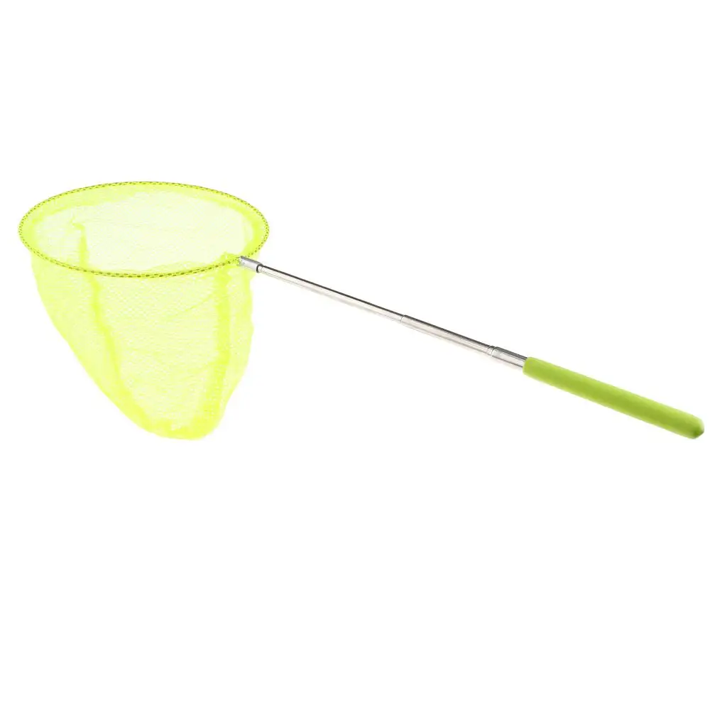 Stainless Steel Extendable Butterfly Net for Kids Outdoor Fish Bug Catcher Net Fun Toy for Exploration