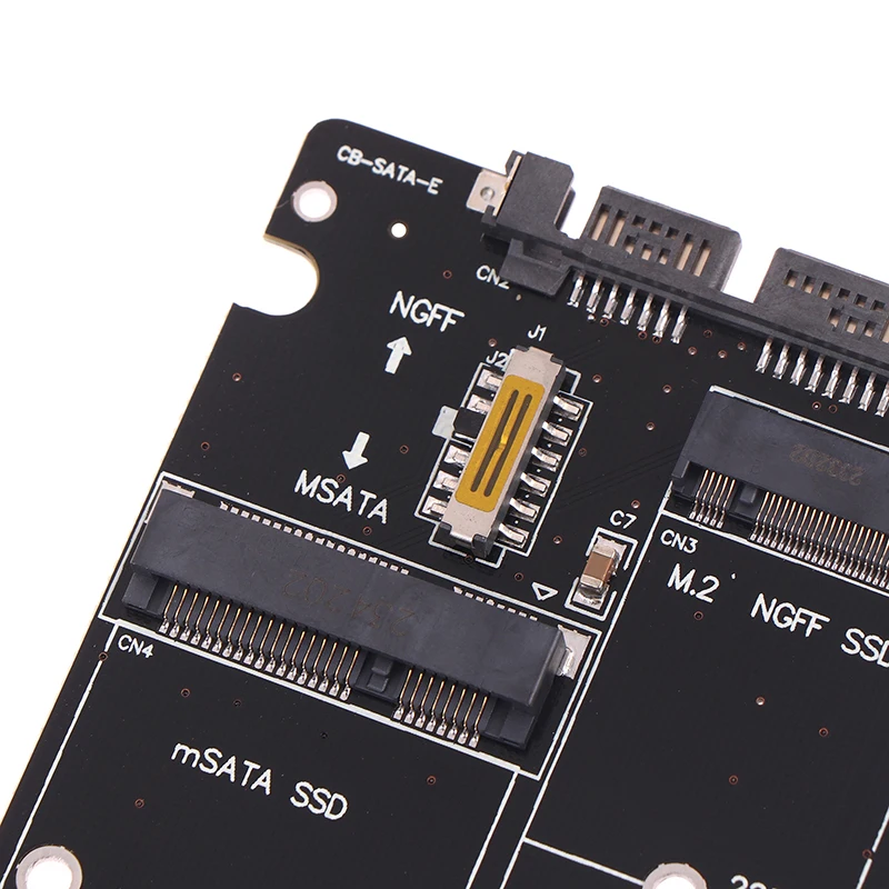 1PC SATA 60Gbps To M2 NGFF SATA SSD MSATA SSD Adapter MSATA To SATA M.2 NGFF To SATA Hard Disk Adapter Board