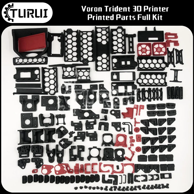 

TUIRUI Voron Trident 3D Printer Printed Parts Full Kit Polymaker ABS Filament Voron1.9 v1.9 UP NEW High Temperature