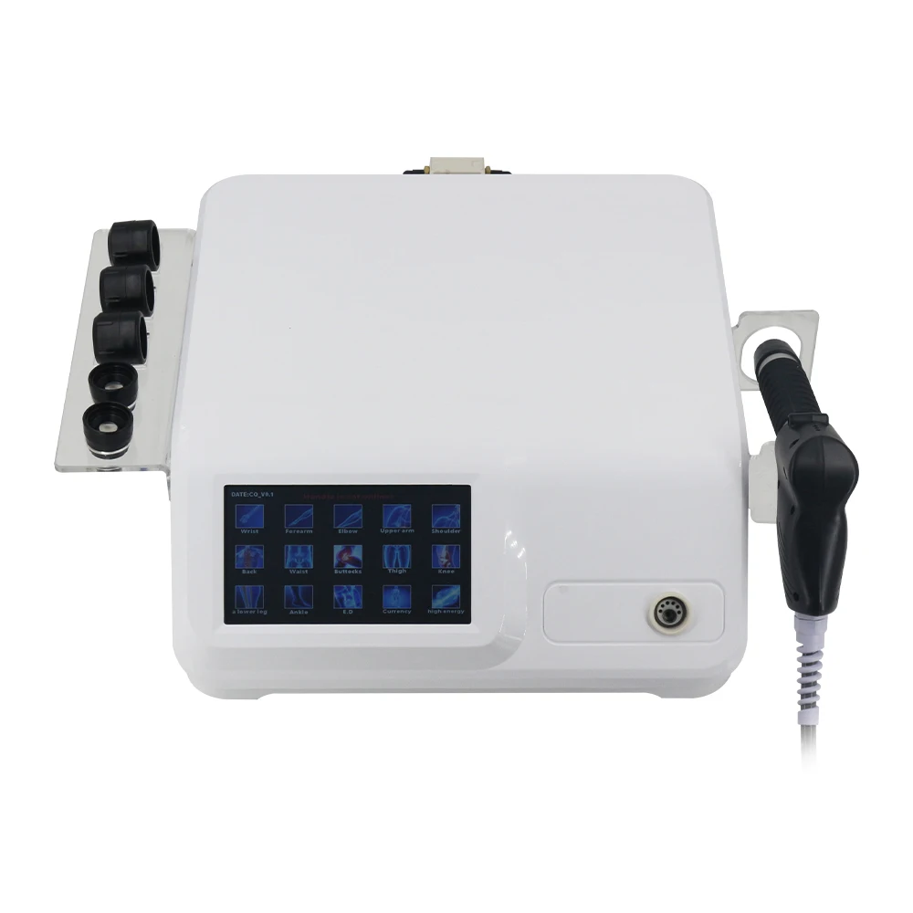 Professional Pneumatic Shockwave Machine For ED Treatment Muscle Relaxation Body Pain Relief 12Bar Shock Wave Therapy Massager