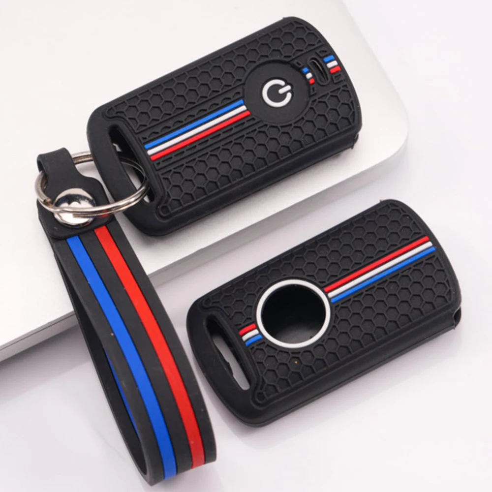 Silicone Key Cover With Lanyard For Honda PCX ADV Forza NSS Vario Click Scoopy Precise Fit Full Coverage Stylish Durable Premium