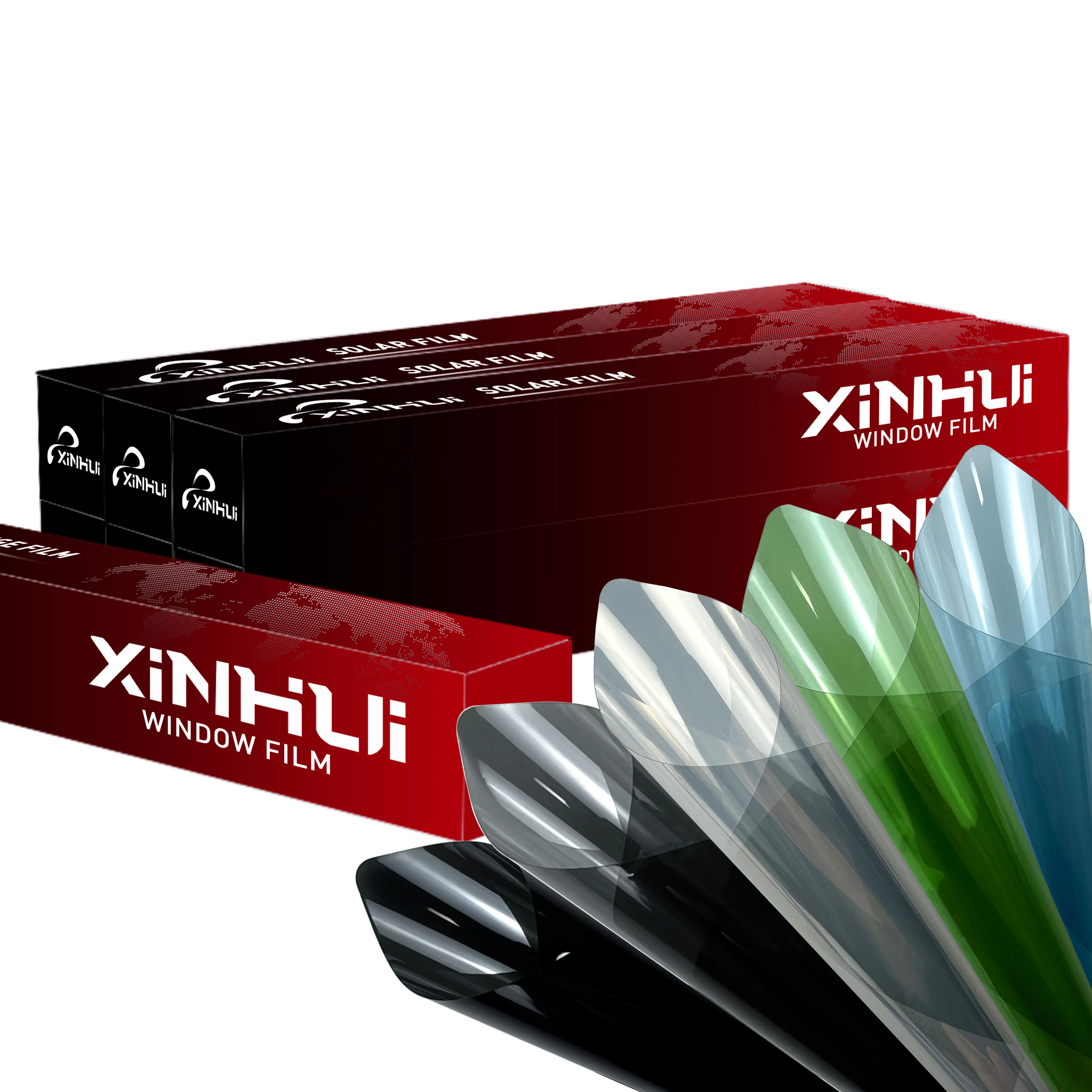 2ply 99% IRR رفض الحرارة UV 400 نانو السيراميك الشمس كتلة نافذة الفيلم 100% UVR السيارات الشمسية فيلم نافذة فيلم سيارة تينت