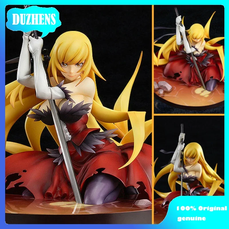 100% Original:Bakemonogatari Oshino Shinobu Hold a sword PVC Action Figure Anime Figure Model Toys Figure Collection Doll Gift