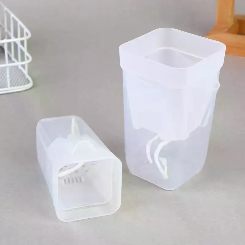 5Pcs/pack Self Watering Plant Pot For Plants Double-Layer Flower Pots Planters With Drainage Hole Reservoir Seedling Nursery Pot