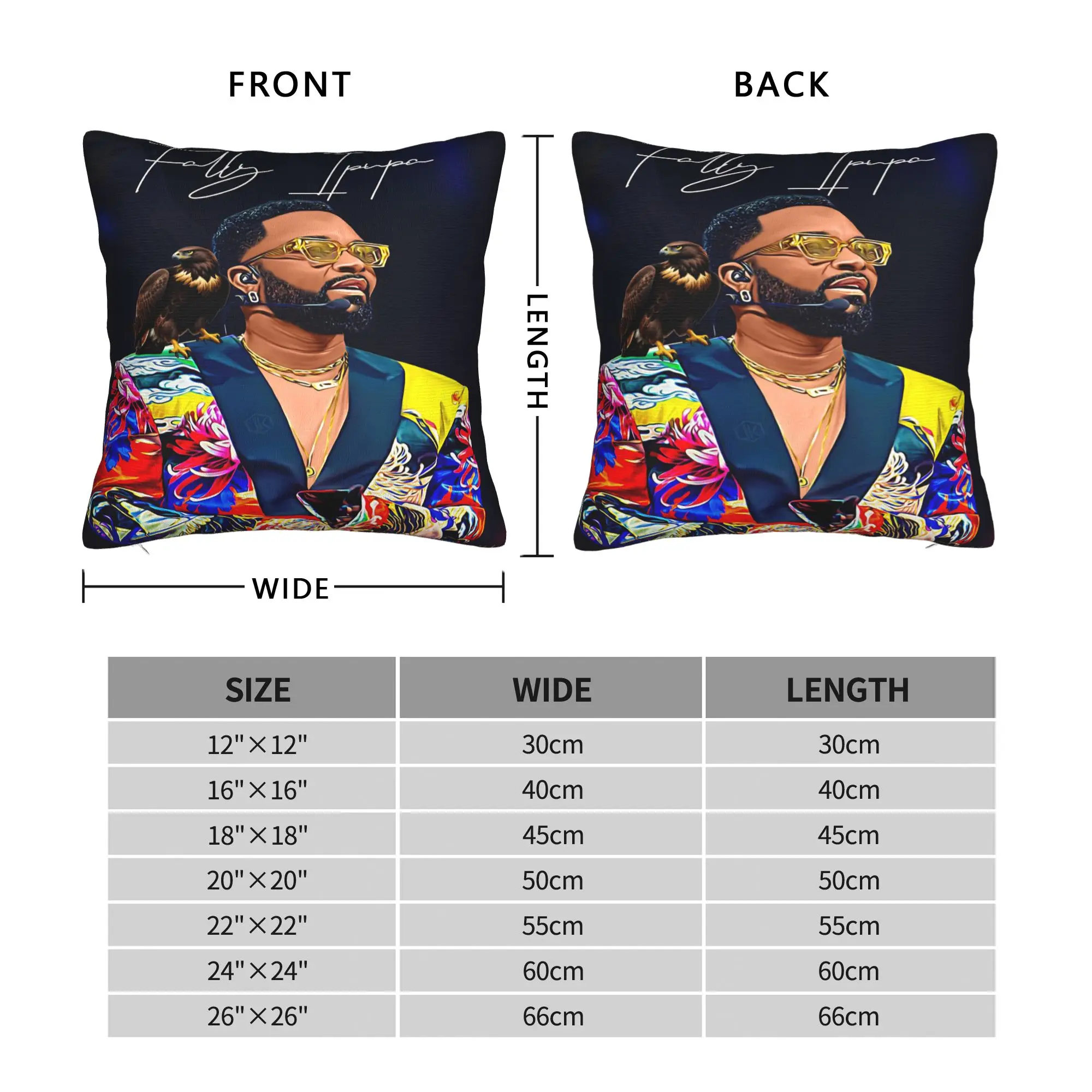 Fally Ipupa Congolese Singer Pillowcases  Fashion Pillow Case For Living Room Chair Custom Pillow Cover