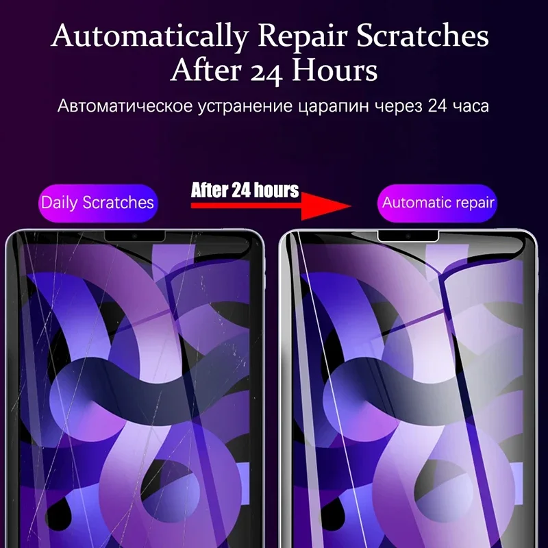 3pcs Soft PET Film For iPad Air 5 10.9 10th generation Mini 6 Screen Protector iPad 10.2 9th 8th 7th Pro 12.9 11 2022 2021 Film