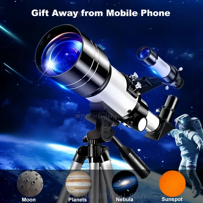 F30070 High Quality 70mm High Magnification Astronomical Telescope Easy to Operate for Moon Watching