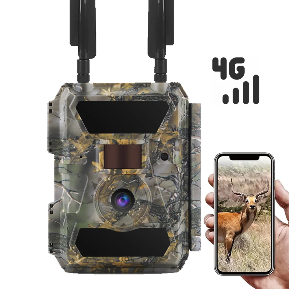 WILLFINE Outdoor Waterproof Wildkamera 24mp Wild Camera 4g Lte Solar Phototrap Hunting Trail Camera