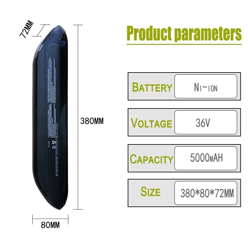 

36V 5000mAh External Battery Scooter Battery Is Suitable for Ninebot Segway ES1/ES2/ES4 Series, Electric Scooter Accessories
