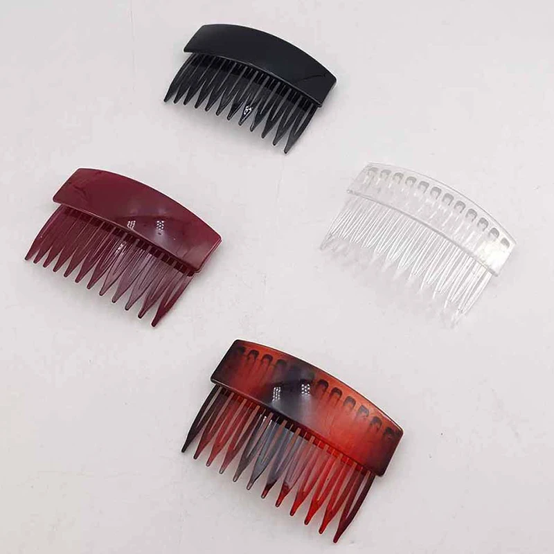 

20 шт. 5 см * 7 см пластиковая шпилька с 12 зубьями, расчески для волос, инструмент для волос с высоким черепом, пушистый артефакт для укладки волос, аксессуары для волос, боковая расческа