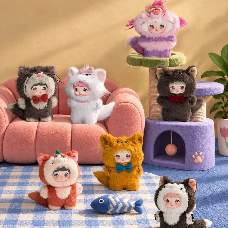 Nommi Dreamy Cat Tales Series Plush Pendant Blind Box Caixa Caja Girls Dolls Boys Gift Mystery Box
