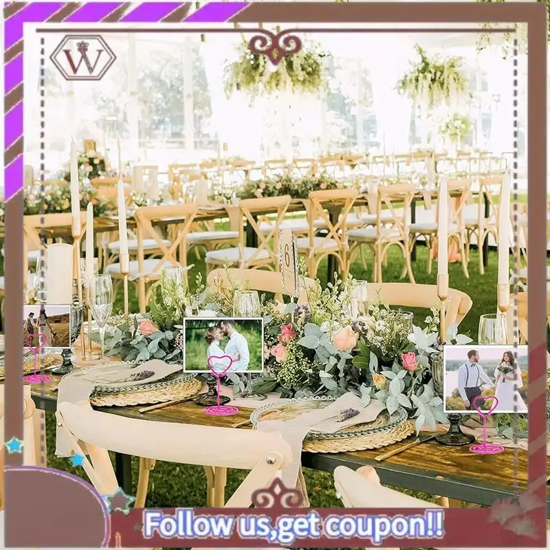 

Latest 80Pcs Table Number Holders Place Card Holder For Wedding, Birthday Anniversary Party, Restaurant