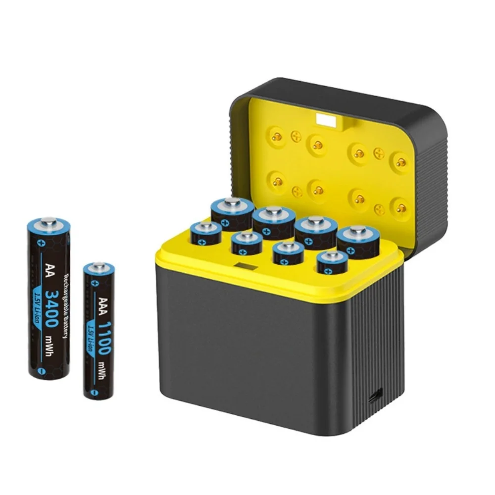 4-20PCS Rechargeable Lithium Battery AA 4255mWh/AAA 1100mWh  Batteries High Capacity 1.5V Battery for Mouse Remote Control
