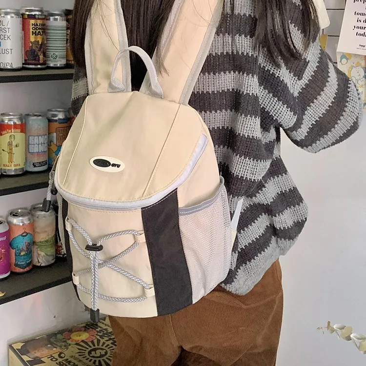 Japanese outdoor leisure small backpack sports travel backpack light spring hiking bag