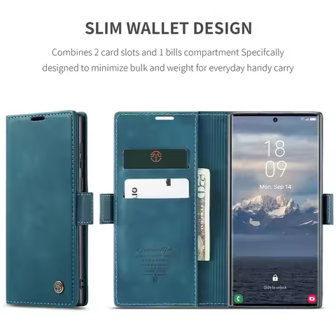 Retro Leather Case For Samsung Galaxy S24 S23 S22 Plus Ultra S21 fe A25 A15 A54 A24 A34 A14 A73 A53 A13 4G 5G Flip Wallet Cover