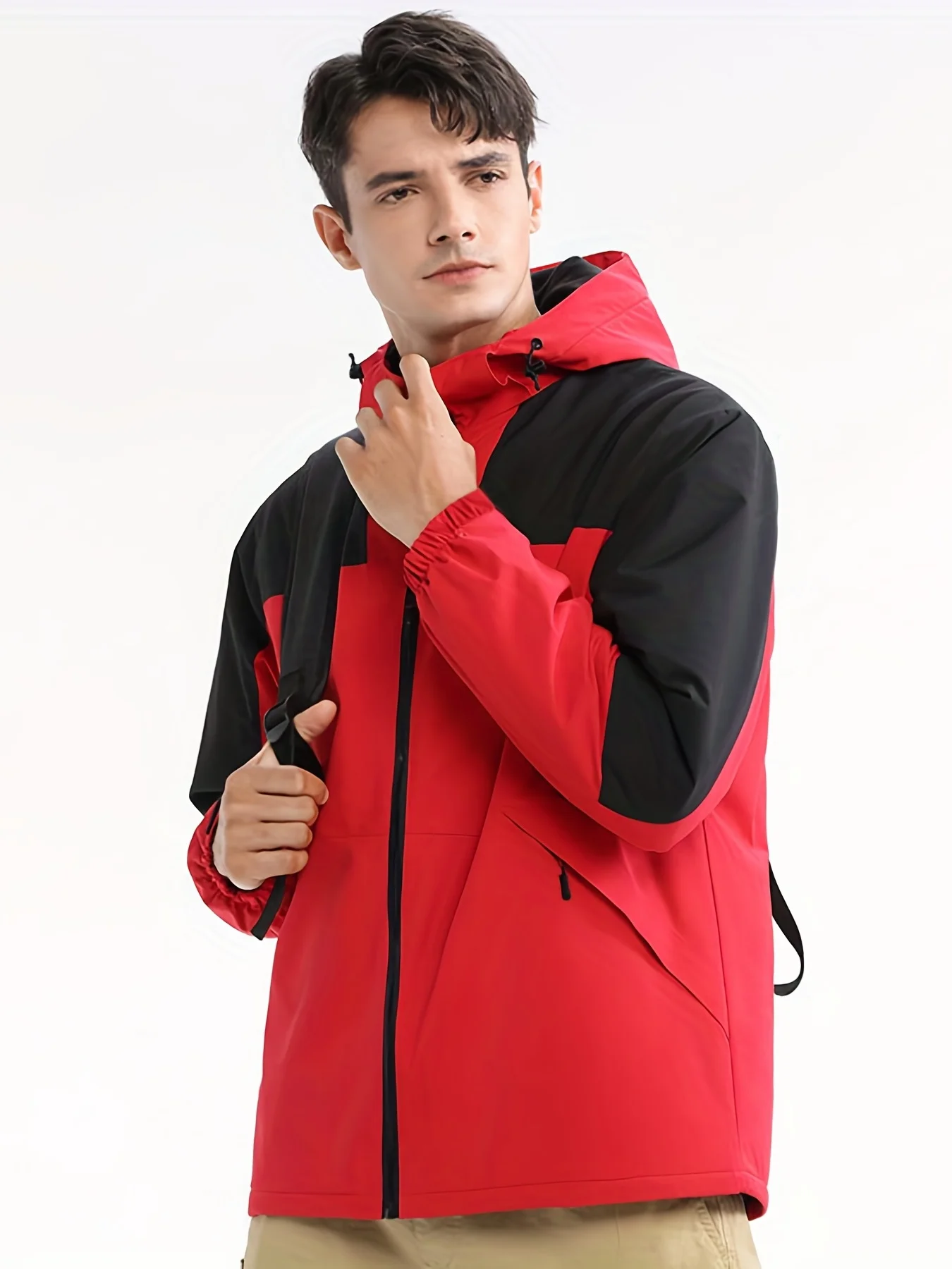Windbreaker Men Tactical Jacket Waterproof Outdoor Hooded Coat Sports Military Size S-2XL Field Climbing Thin Outwear