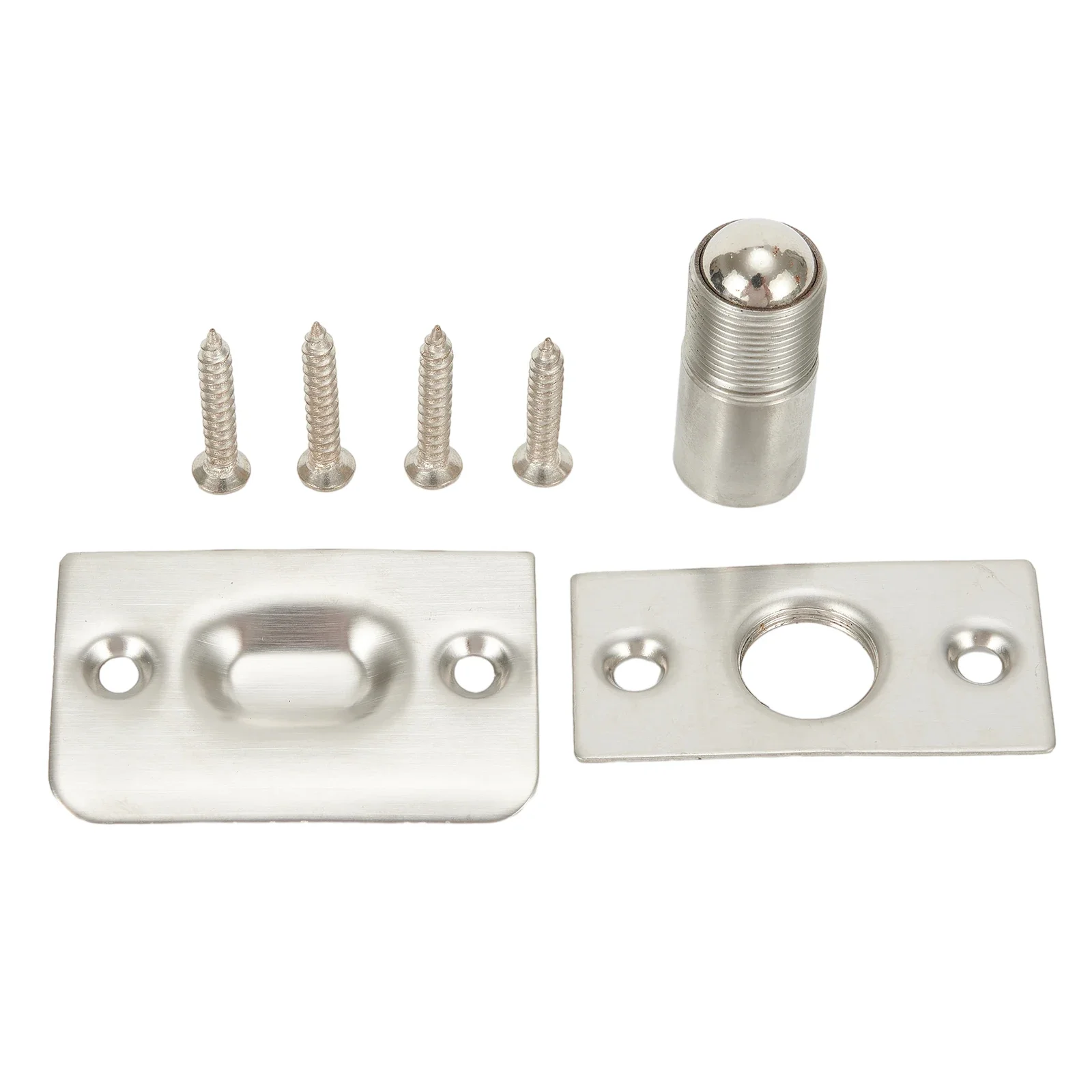 Internal Latch Set for Doors Adjustable Roller Ball Catch Lock Sturdy Stainless Steel Construction for Extra Security