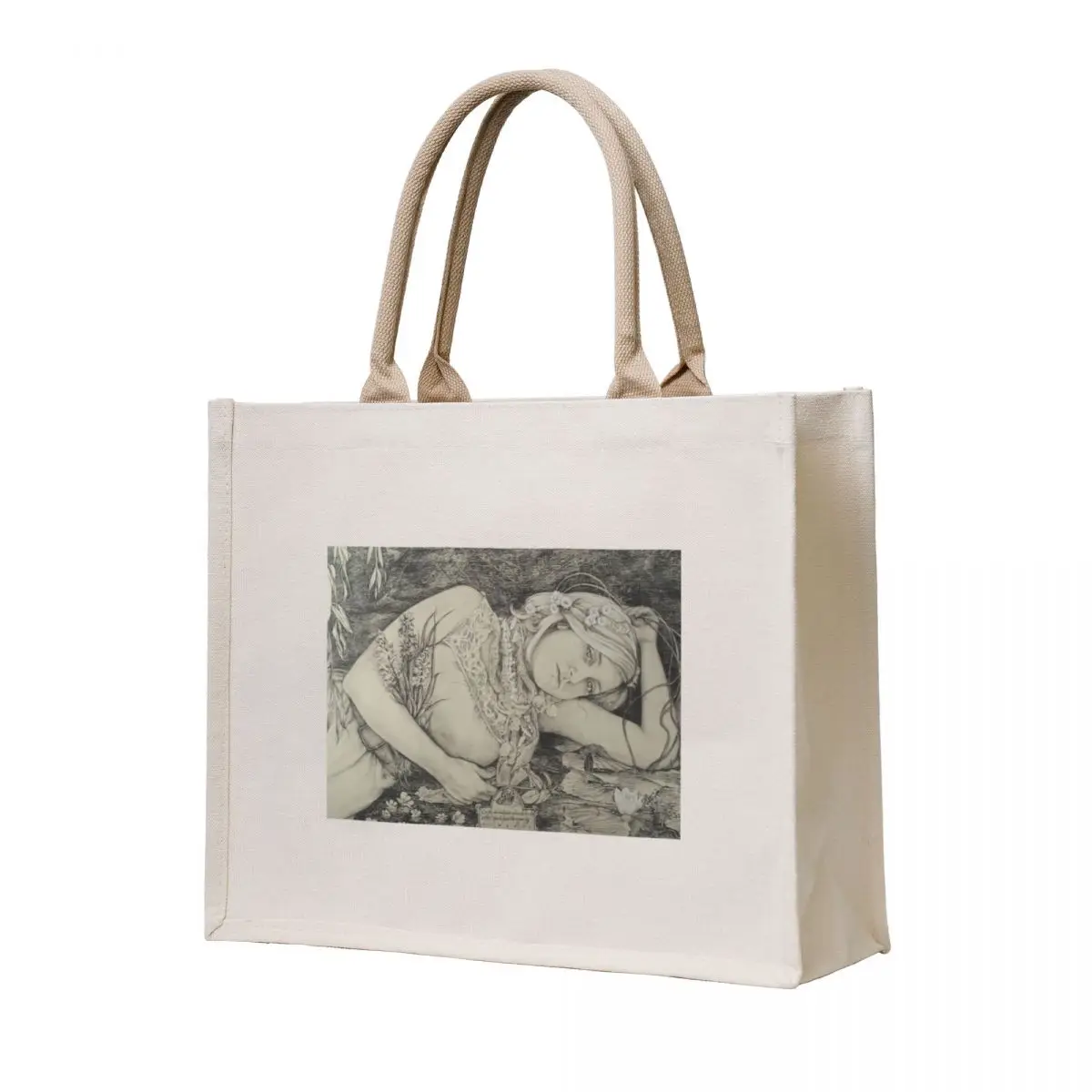 

Rimbaud's Ophelia Tote Bag Canvas bag for women custom bags Beach bag Reusable bags