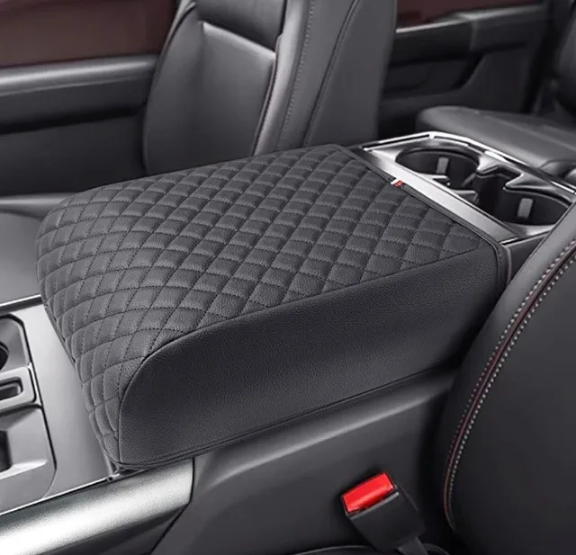 Center Console Armrest Cushion Protector Cover For Ford F150 2021-2026 Interior Anti-Scratch Replacement Pad