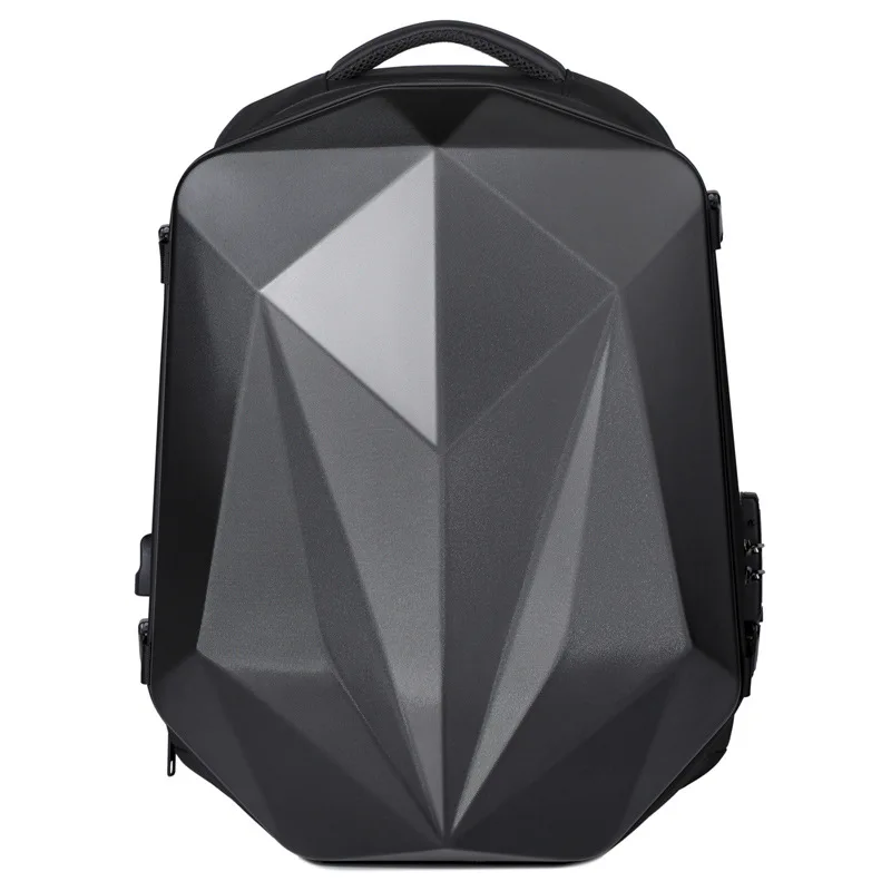 Large capacity laptop bag hard shell backpack men's e-sports helmet motorcycle bag 18 inch business travel anti-theft backpack