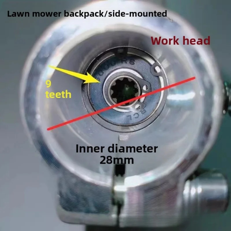 Untuk perakitan gearbox bagian mesin pemotong rumput, kepala kerja pemotong sikat dua/empat langkah