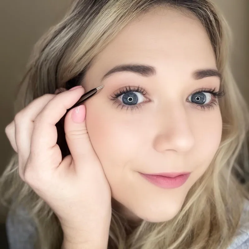 Pinzas profesionales para cejas, herramientas de maquillaje, pinzas para cejas, accesorios, removedor de pinzas para el pelo de belleza, 1-4 Uds.