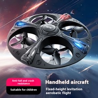 4drc New V43 Mini Ufo Rc Drone With Led Light Altitude Hold Quadcopter Anti-Collision Induction Dron Rc Toys For Boys Children