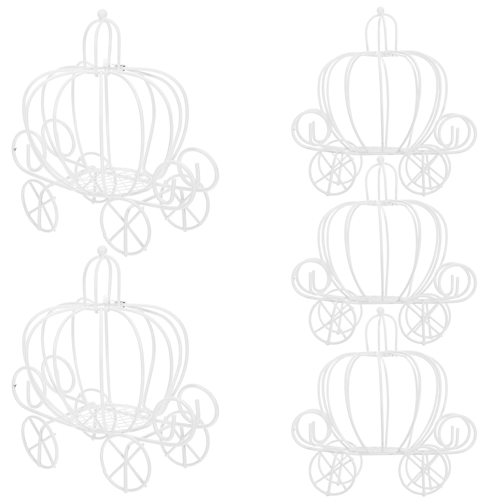 

5 Pcs Candy Box Wedding Items Metal Favor Boxes Party Iron Favour Mini Tinplate Storage Bride