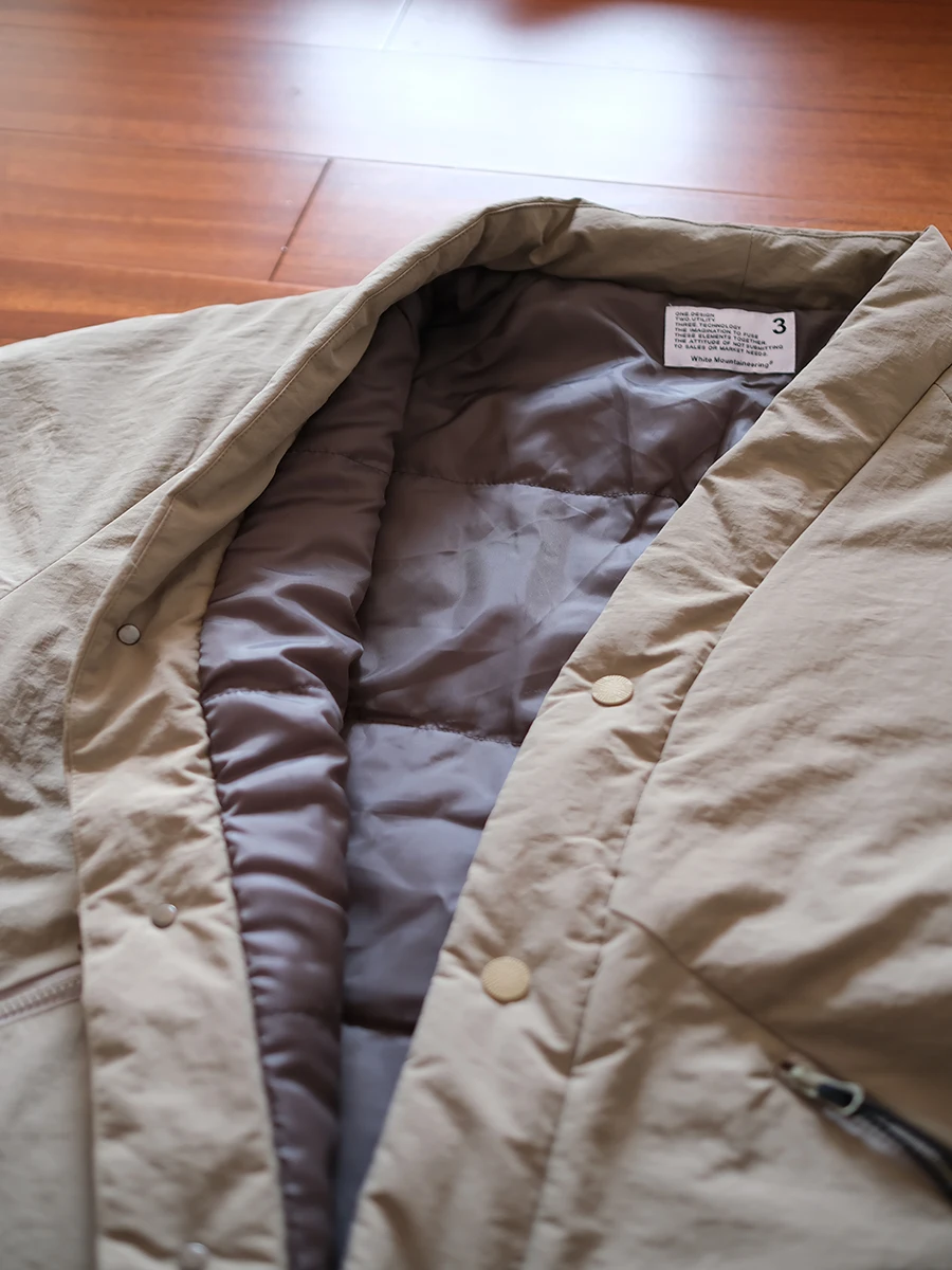 معطف عمال MADN X Baian Limited Edition للذكرى 0th Wu Wen Le من القطن Jaet للرجال فضفاض مناسب للشباب