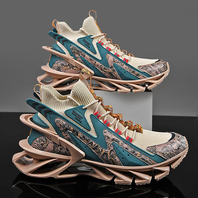 Men's shoes size 46 new spring and autumn youth sports leisure fashion shock absorption student