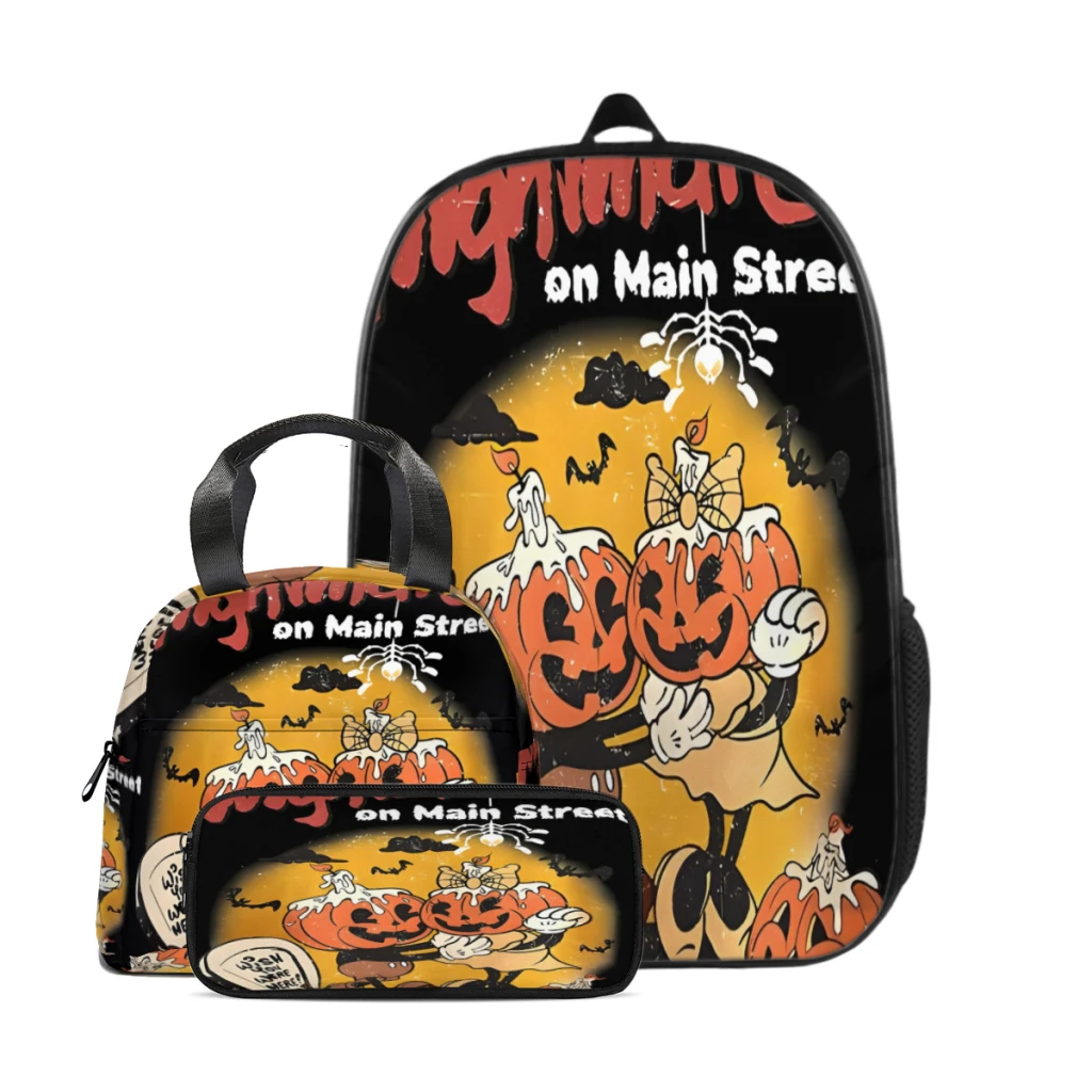 

New Fashionable D~isn_ey Backpack Bag Large Capacity Trendy Book Bag Multi-pockets Adjustable 17inch