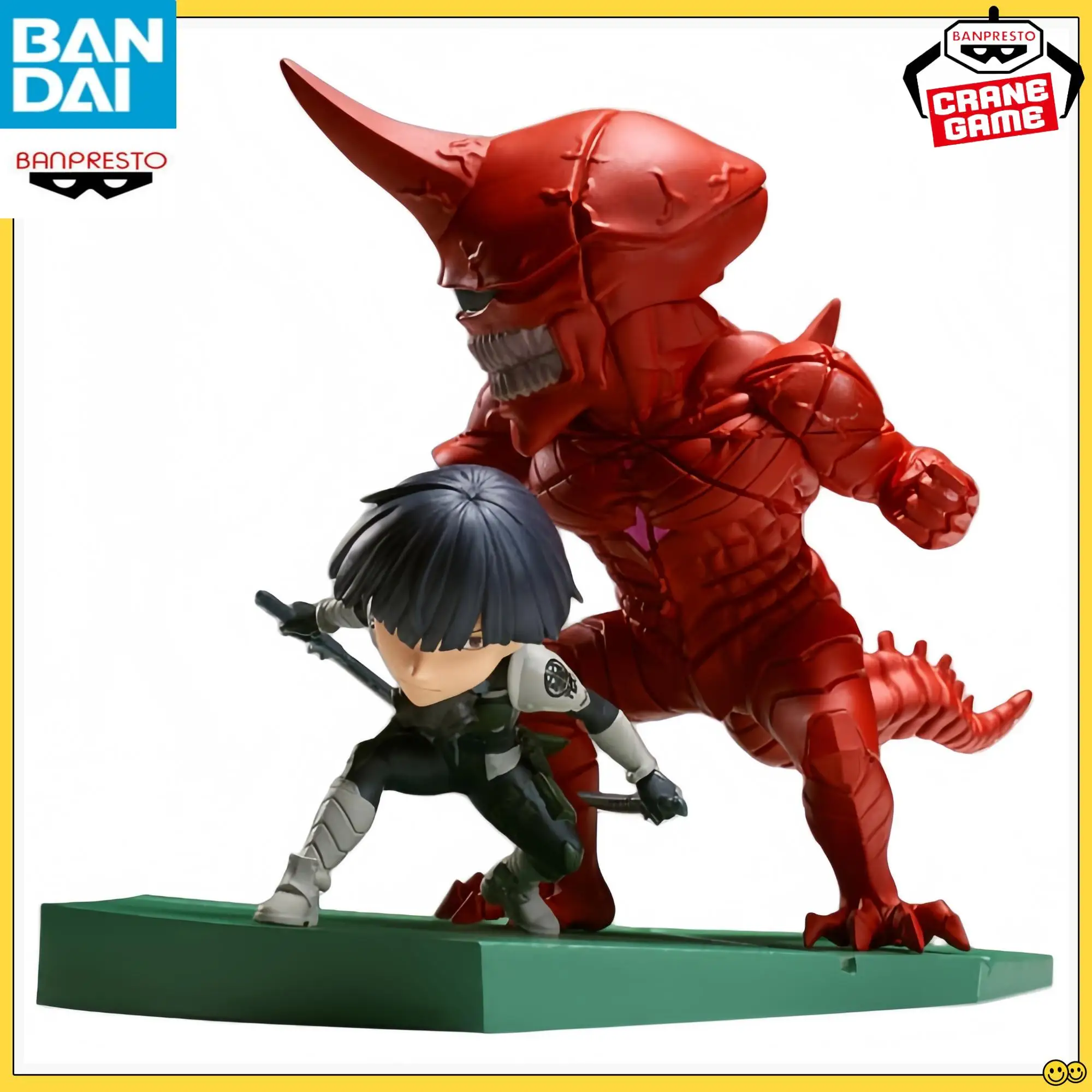 En Stock Bandai genuino Banpresto Kaiju No 8 Wcf Shiro Hakuo Vs Monster alrededor de 9Cm combate postura figura de pie modelo