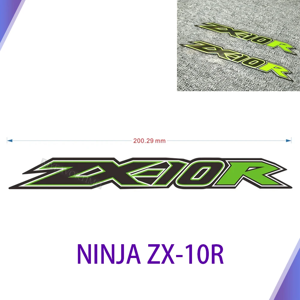 

For Kawasaki Ninja ZX-10R ZX10R ZX 10R Motorcycle Stickers Tank Pad Fairing Upper Body Shell Decoration Decal Sticker Gas Knee