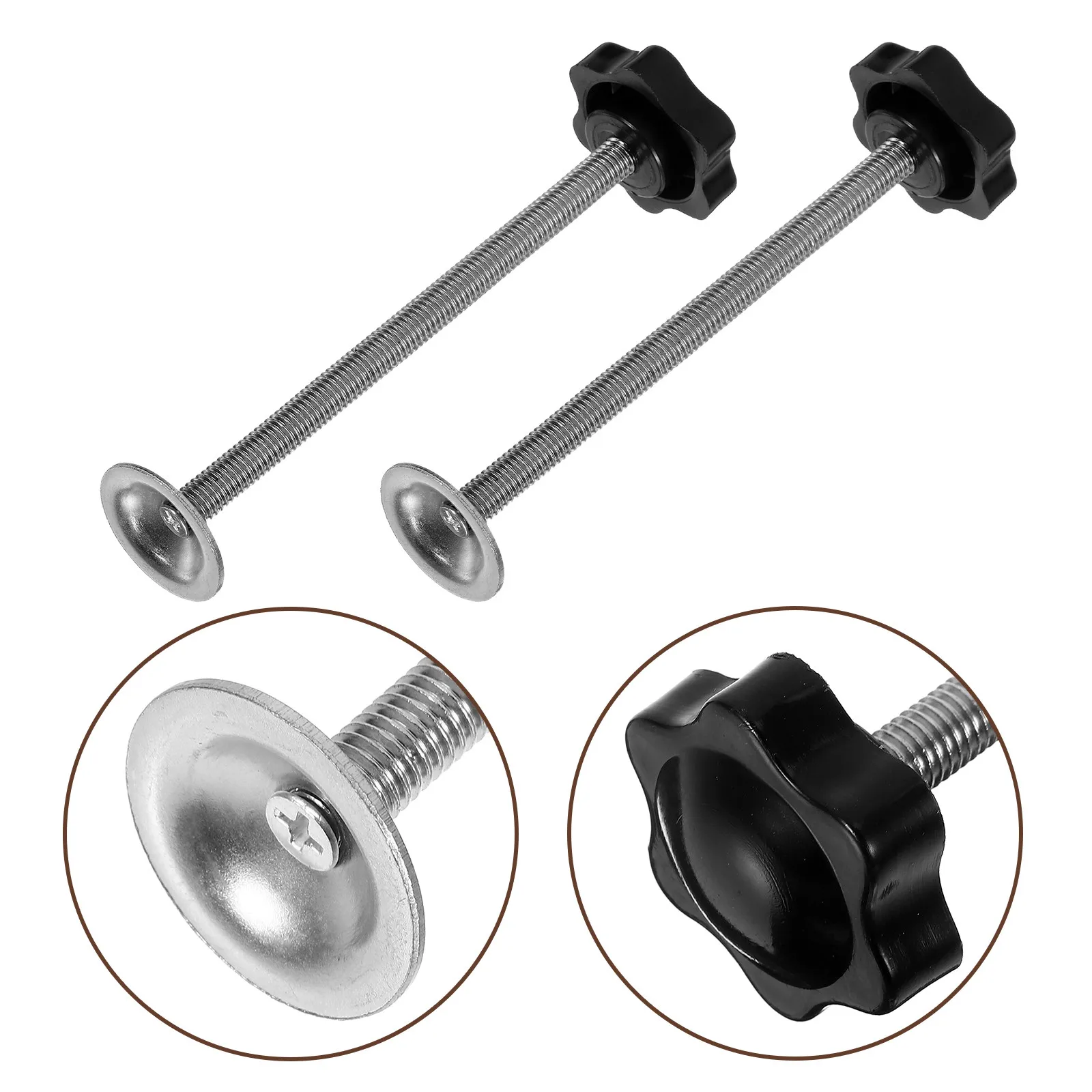 

4Pcs Baby Gate Threaded Spindle Rods Reliable Hardware Mount Replacement Parts Fine Craftsmanship Home Pet Gates